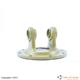 FORCELLA FLANG.         RF  60  CON CAPPELLOTTO DI CHIUSURA