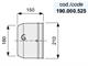 CONTROCUFFIA OVALE 180-210-150