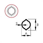 TUBO LIMONE (IN BARRE DA 3 MT) MM.30X39X2.8 (L1 EST.)